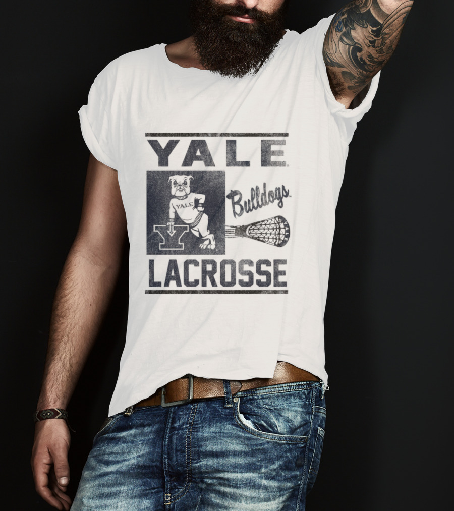 Yale Bulldogs Lacrosse Team Spirit Y T-Shirt
