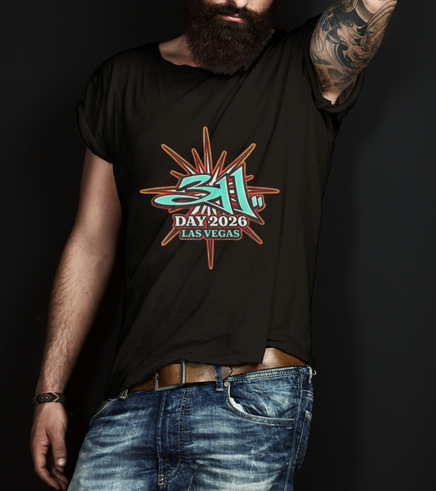 311 Day 2026 Las Vegas Starburst T-Shirt