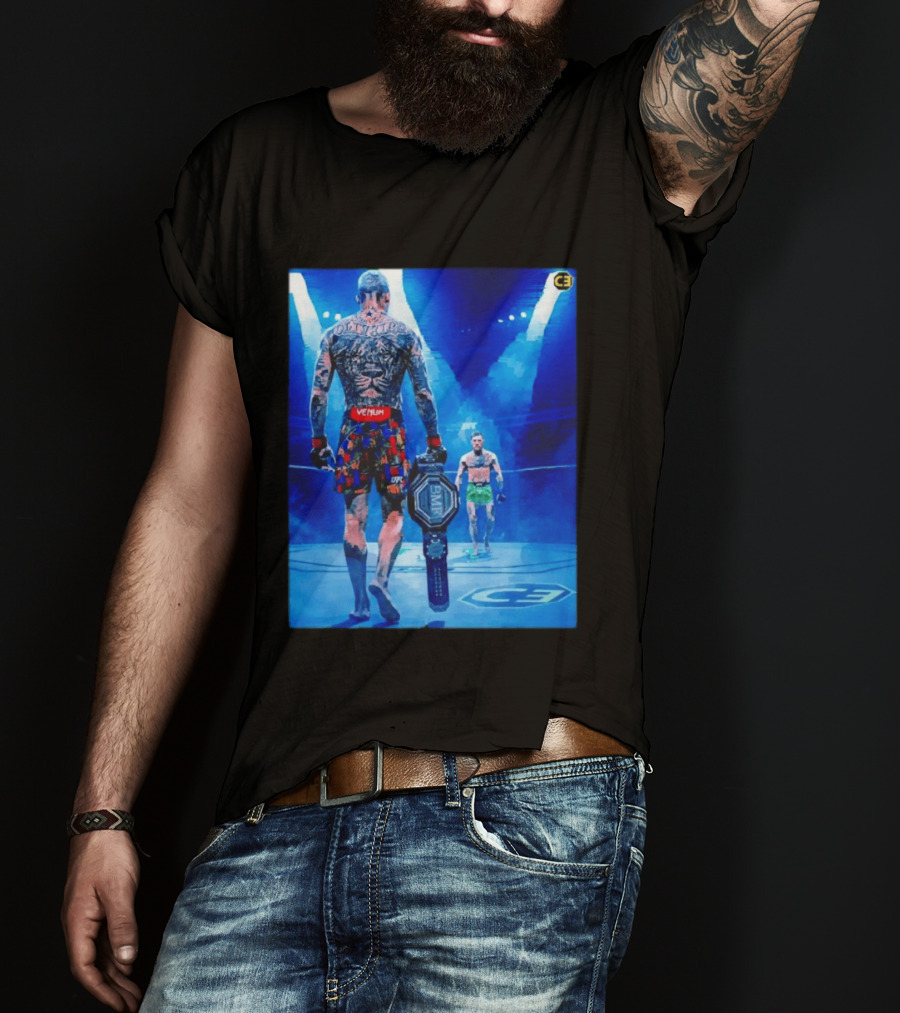UFC Venum Oliveira McGregor BMF Championship Faceoff T-Shirt