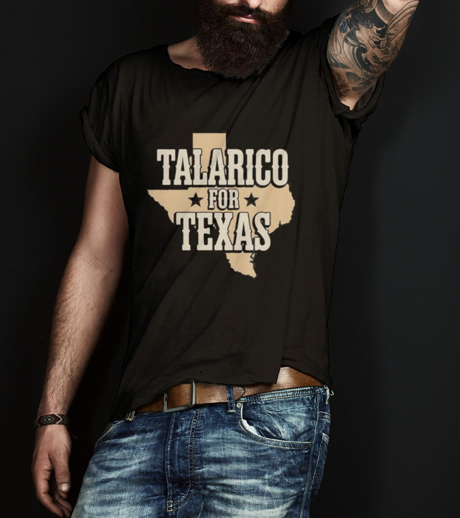Talarico For Texas Campaign State Map T-Shirt