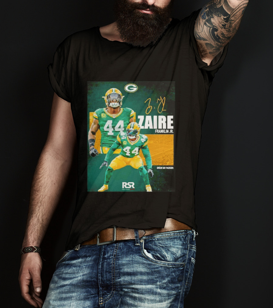 Zaire Franklin Jr Green Bay Packers 44 Signature Edition T-Shirt