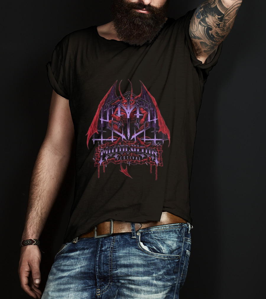 Motocultor Festival 2025 Winged Demon Tour Dates Carhaix Plouguer August 14 17 France T-Shirt