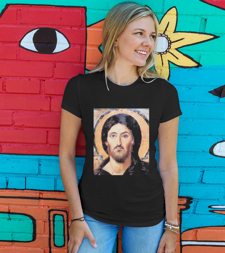 Jesus Christ Pantocrator Icon St. Catherine's Monastery Sinai T-Shirt
