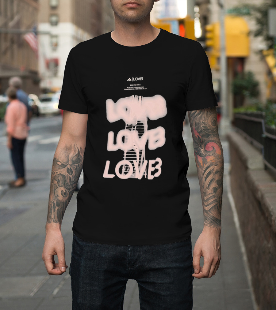 League One Volleyball LOVB Ladder T-Shirt