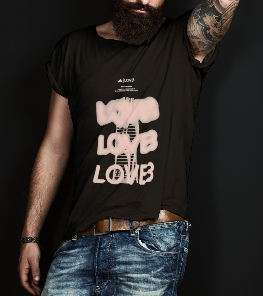 League One Volleyball LOVB Ladder T-Shirt