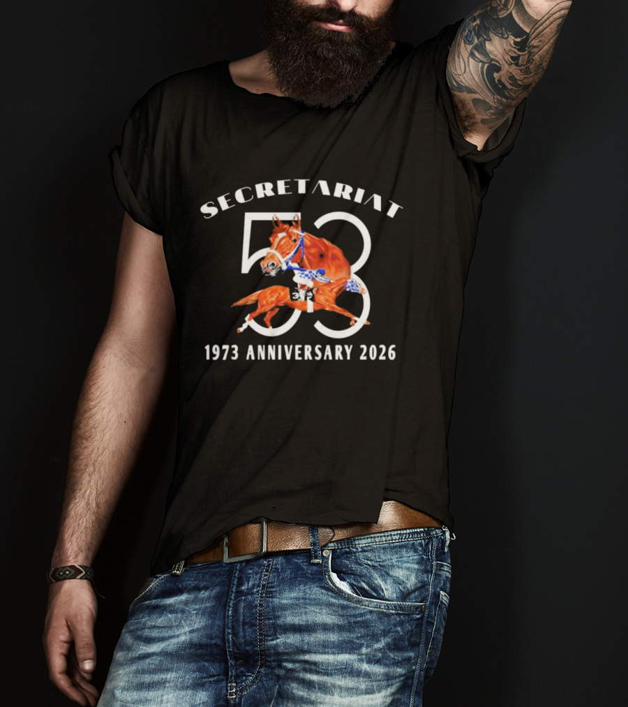 Secretariat 1973 50th Anniversary 2026 Racing Legend T-Shirt