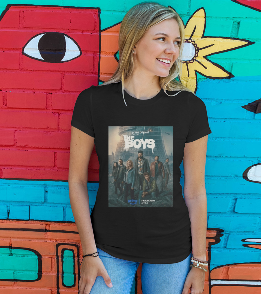 Prime Original The Boys Final Season April 8 Billy Butcher Team T-Shirt