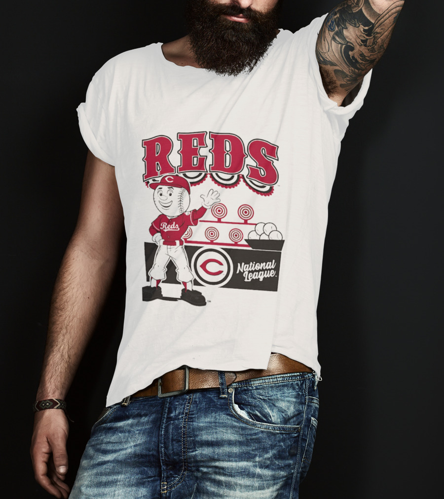Cincinnati Reds 2026 Step Back Up National League Baseball T-Shirt