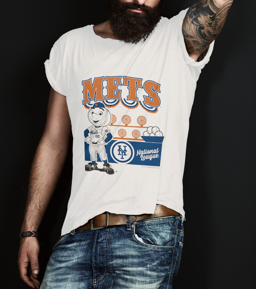 New York Mets 2026 Step Back Up National League MLB T-Shirt