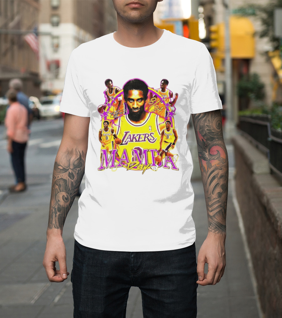 Mamba Day Kobe Bryant 8 24 Los Angeles Lakers NBA T-Shirt