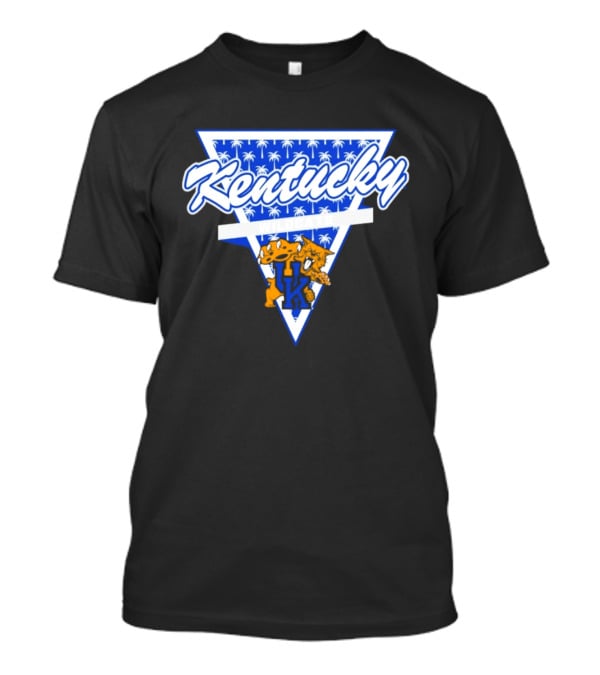 Kentucky Wildcats Palm Tree Triangle Vintage Vibe T-Shirt