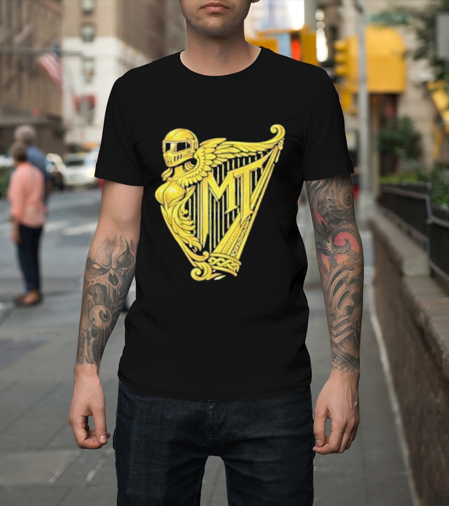 Murder Town USA MT Harp Winged Helmet T-Shirt