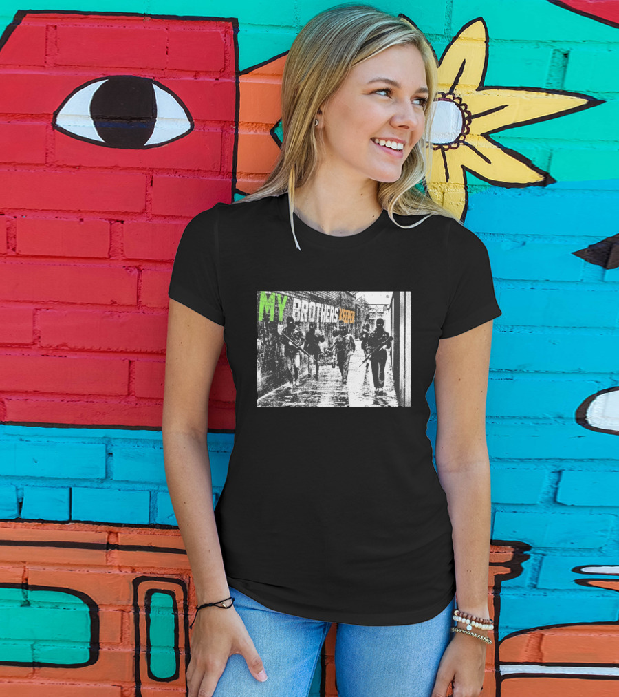 Omerta My Brothers Keeper Masked Figures Alleyway T-Shirt