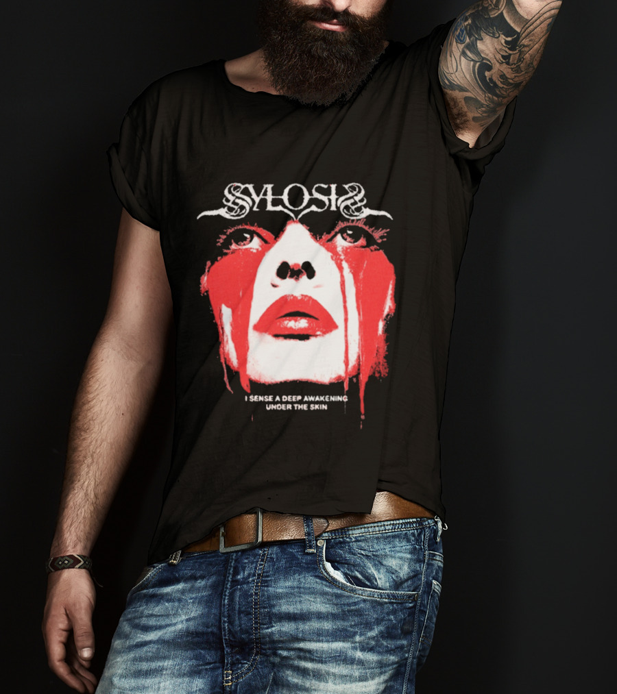 Sylosis I Sense A Deep Awakening Under The Skin Blood Tears Face T-Shirt