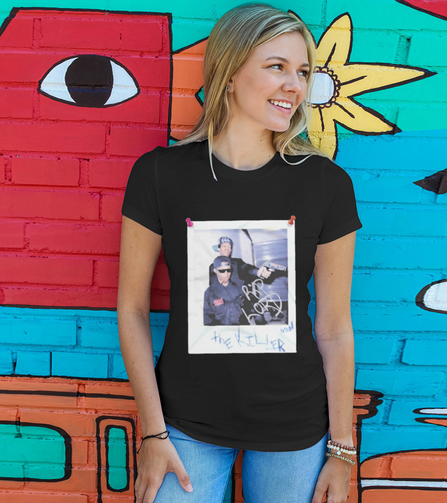 Three 6 Mafia RIP Lord The Killer MIN With Graffiti Style Polaroid T-Shirt