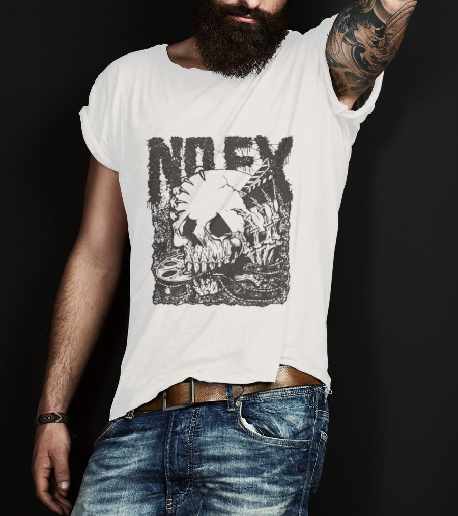 40 Years NoFX Film Skull Anniversary T-Shirt