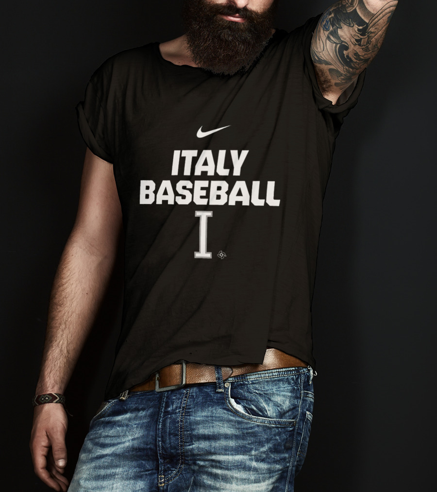 Italy Baseball Nike 2026 World Baseball T-Shirt