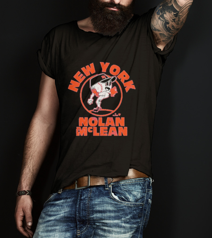 New York Nolan McLean Baseball Buddies T-Shirt