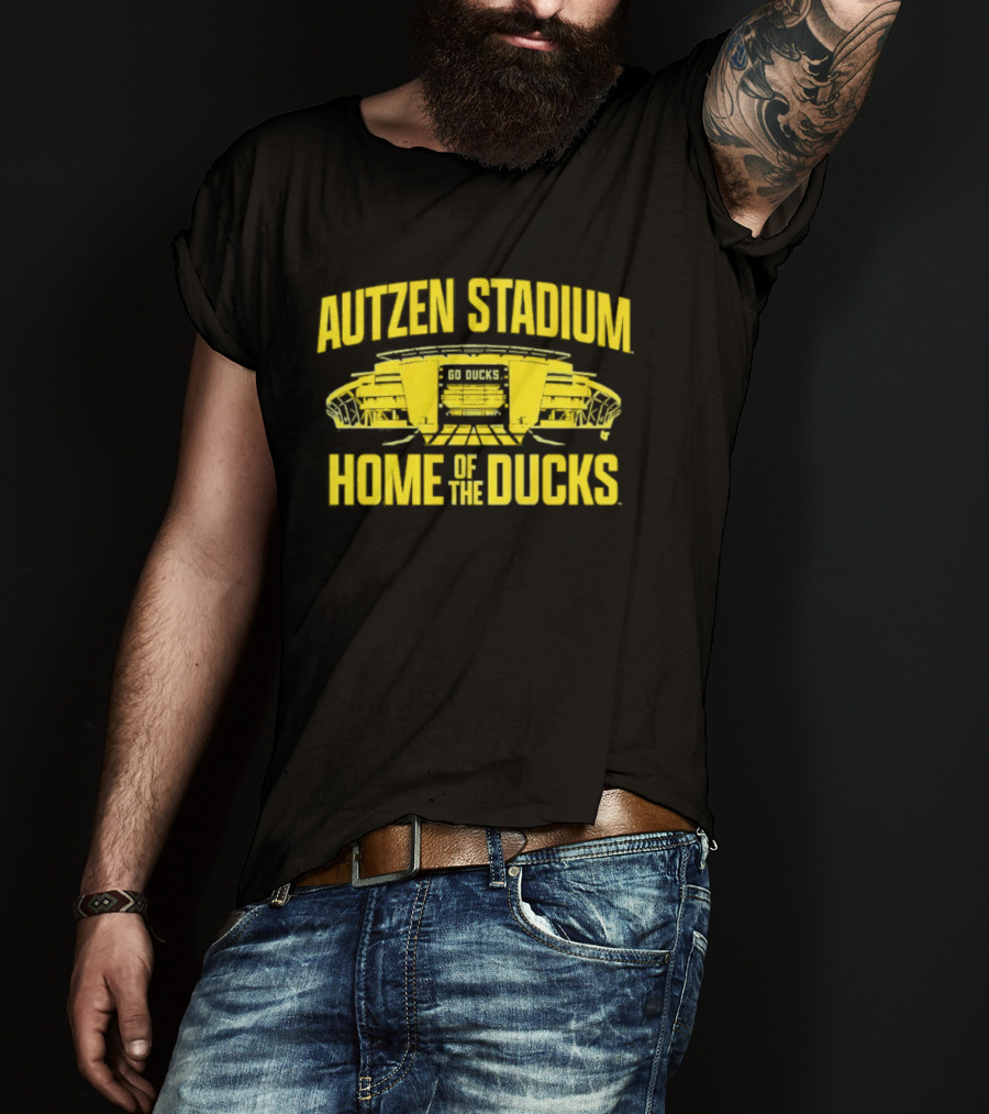 Autzen Stadium Home Of The Ducks Oregon Football T-Shirt