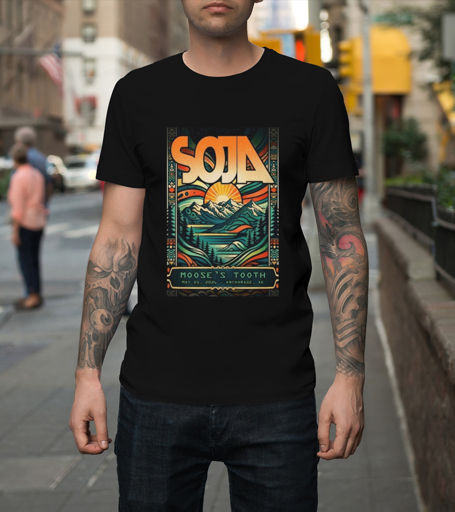 Soja Moose's Tooth Anchorage AK May 21 2026 T-Shirt