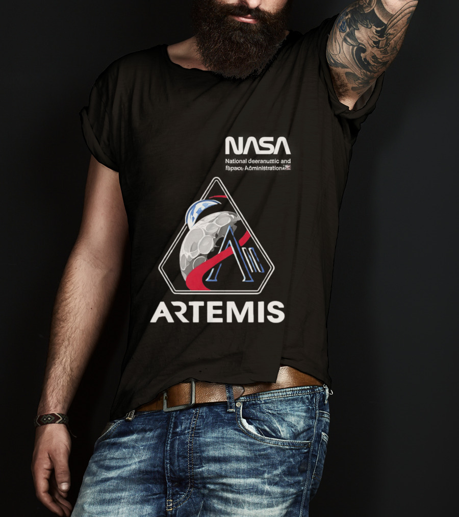 NASA Artemis 2 Mission Moon Exploration T-Shirt