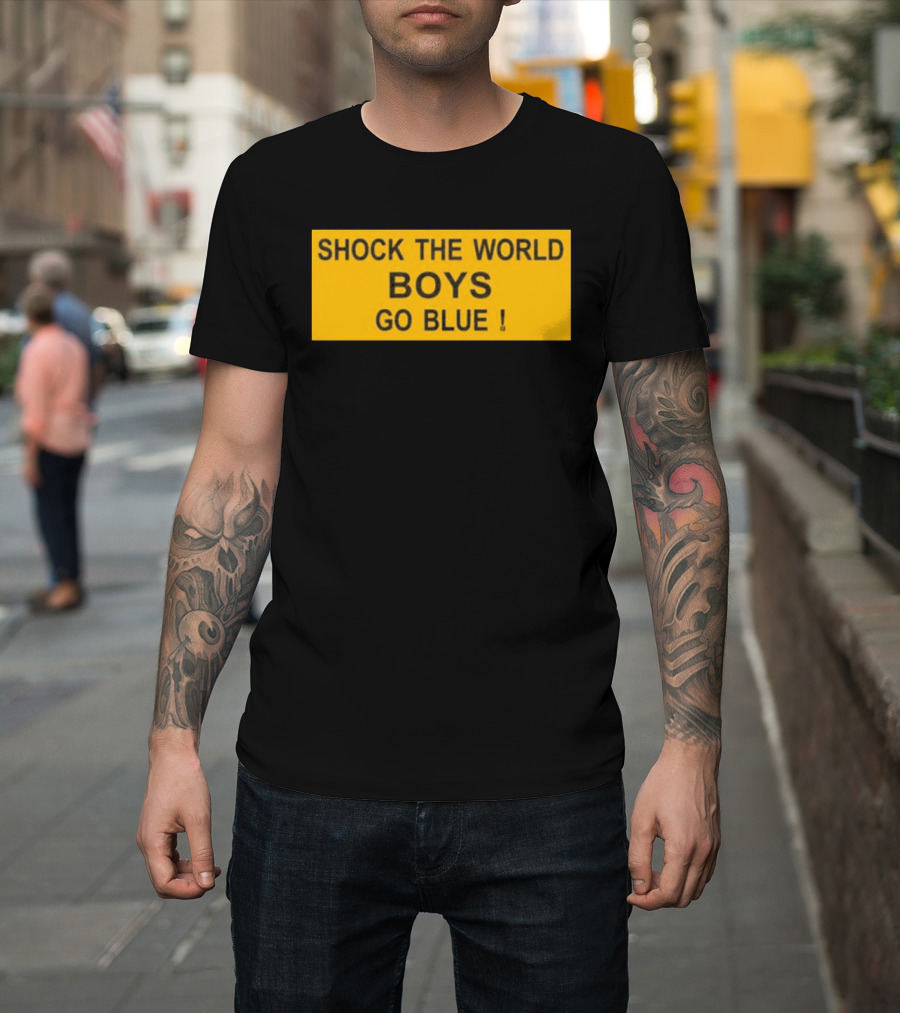 Shock The World Boys Go Blue T-Shirt