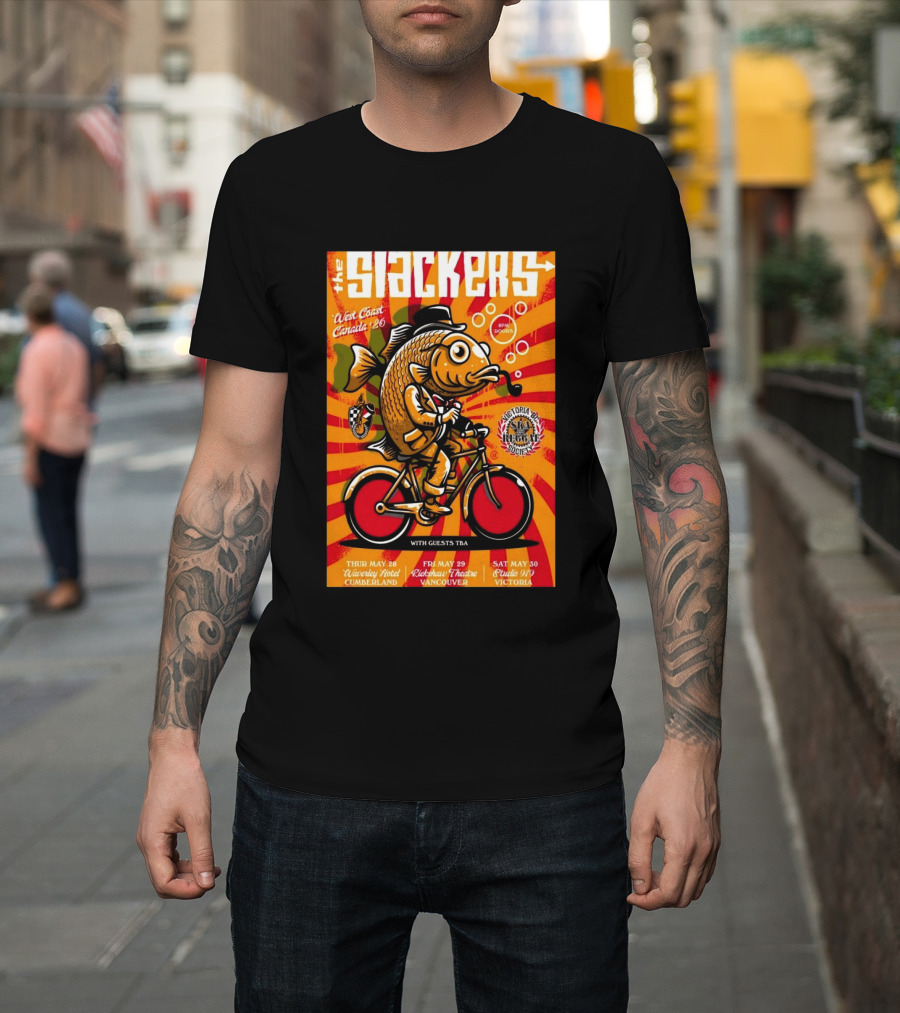 The Slackers West Coast Canada Tour 2026 Victoria Ska and Reggae Society with Guests TBA T-Shirt