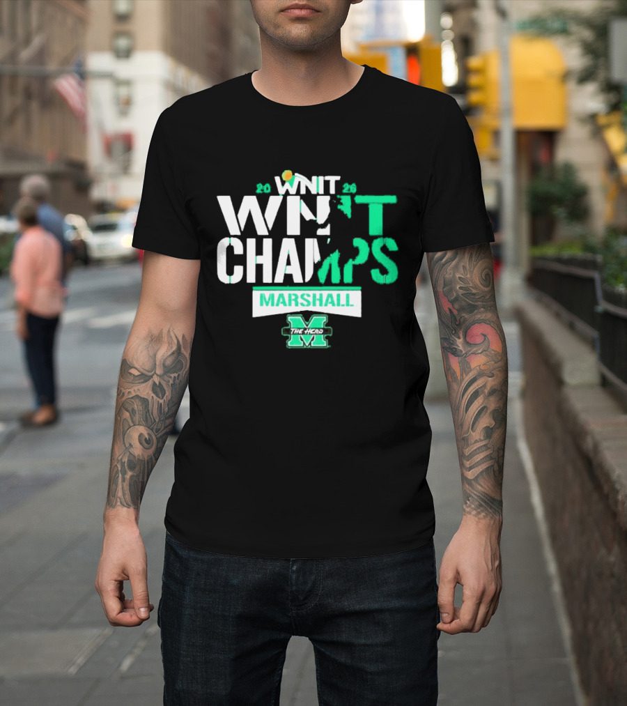 Marshall Thundering Herd 2026 WNIT Champs T-Shirt