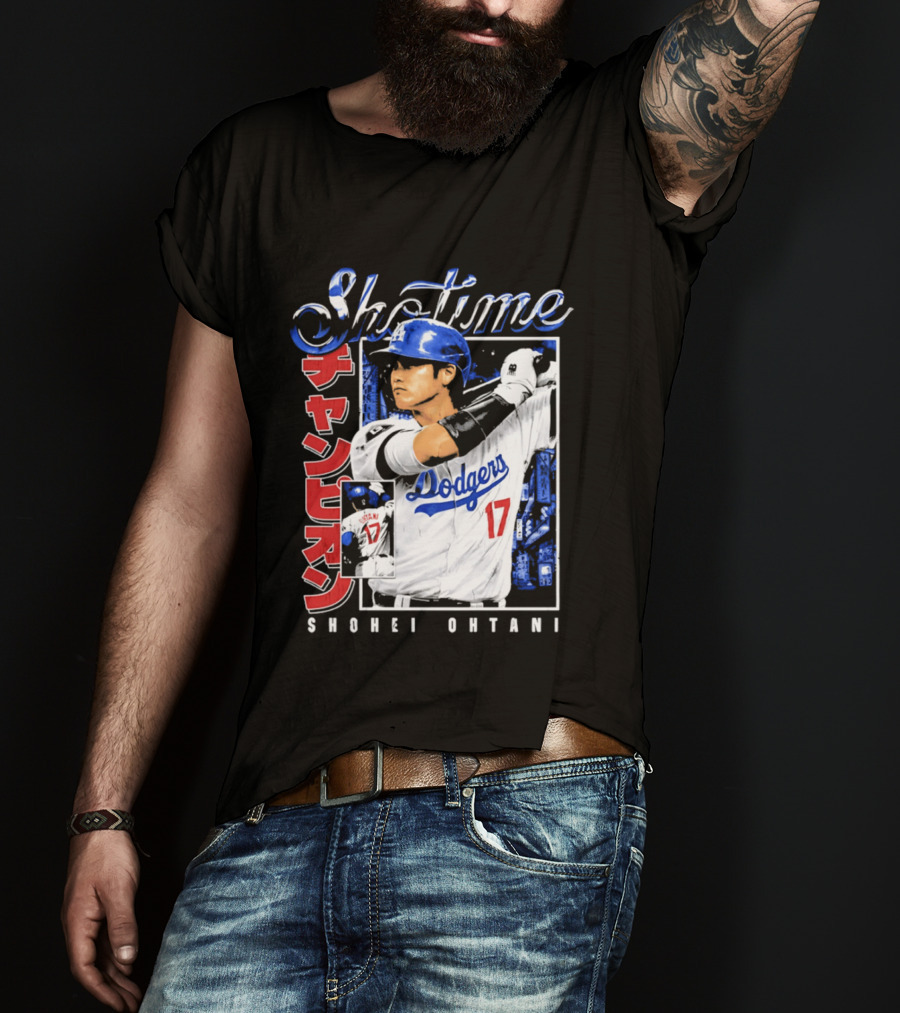 Showtime Shohei Ohtani Dodgers Champion 2026 T-Shirt
