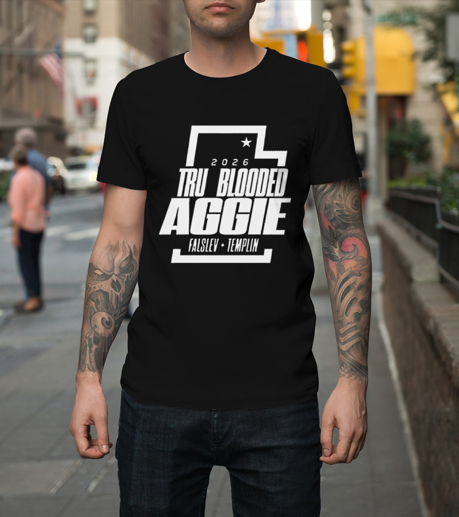 True Blooded Aggie Falslev Templin 2026 Utah Star T-Shirt