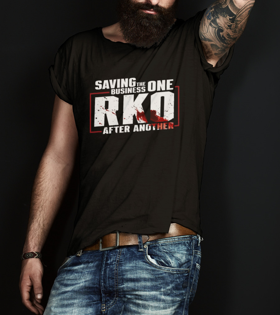 Randy Orton Pat McAfee WWE Saving The Business One RKO After Another T-Shirt