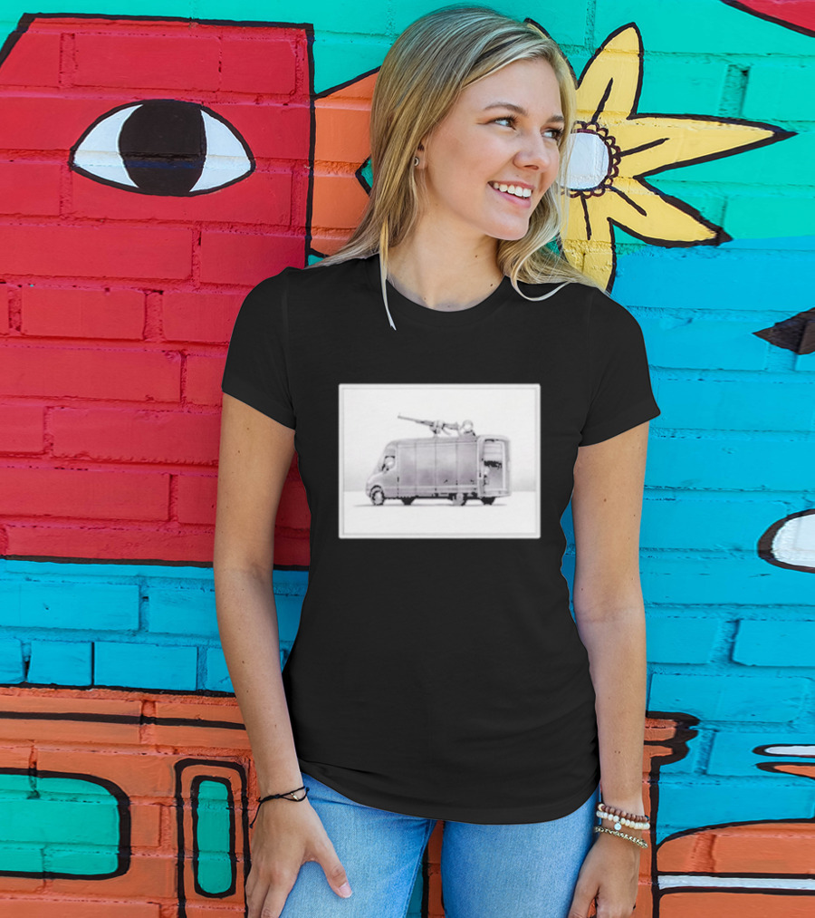 Boldy James Manhunt Banksy Inspired Armored Truck Scene T-Shirt