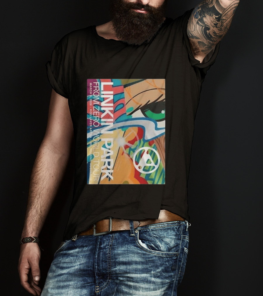 LINKIN PARK From Zero World Tour March 2026 Marvel Stadium Melbourne T-Shirt