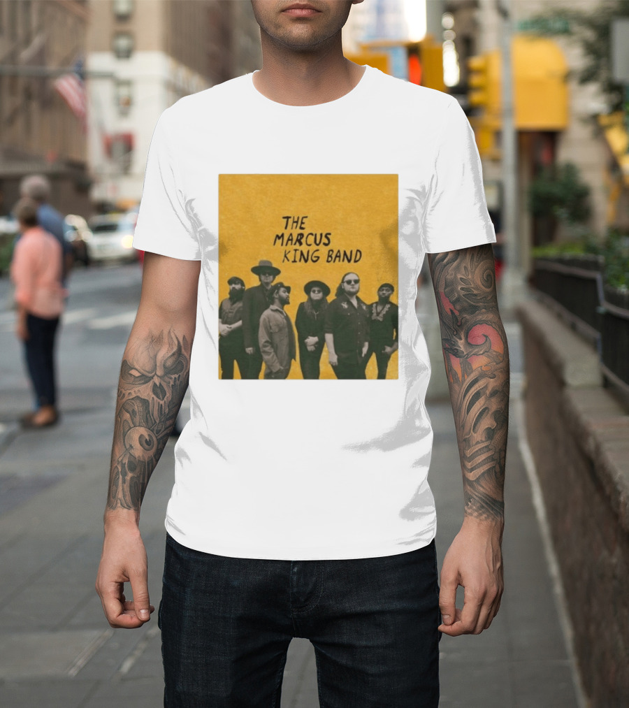 The Marcus King Band Vintage American Tour Group Photo T-Shirt