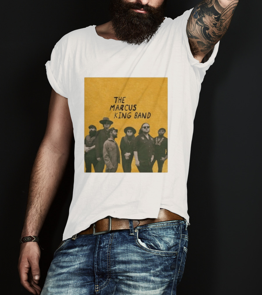 The Marcus King Band Vintage American Tour Group Photo T-Shirt