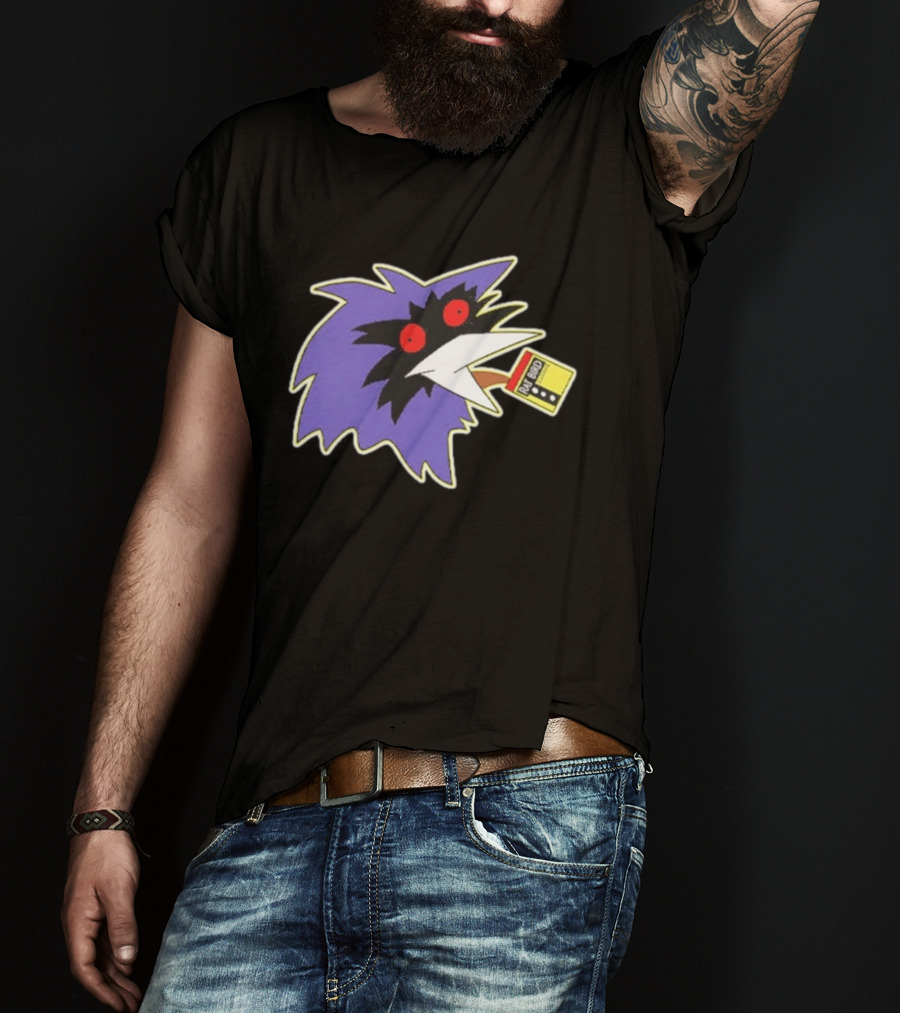 Rat Bird Old Bay Seasoning Meme Yellow Box Purple Creature Red Eyes T-Shirt