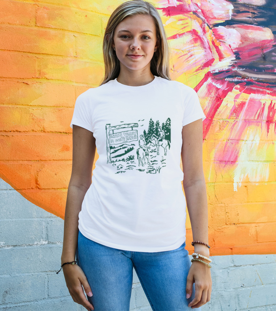 Grass Valley Guest Ranch Scenic Horseback Adventure T-Shirt