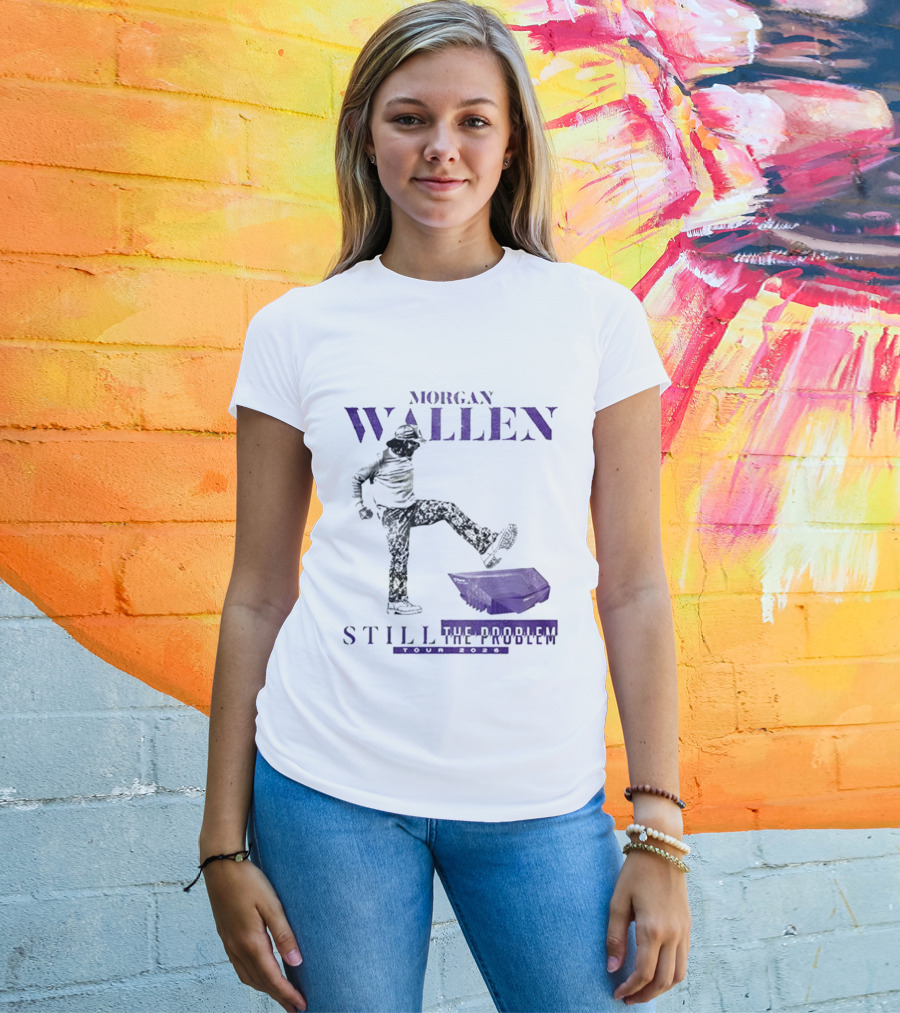 Morgan Wallen Still The Problem Tour 2026 Minnesota Vikings Collaboration T-Shirt