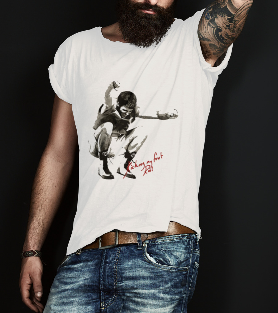 Ruel Kicking My Feet Dynamic Pose T-Shirt