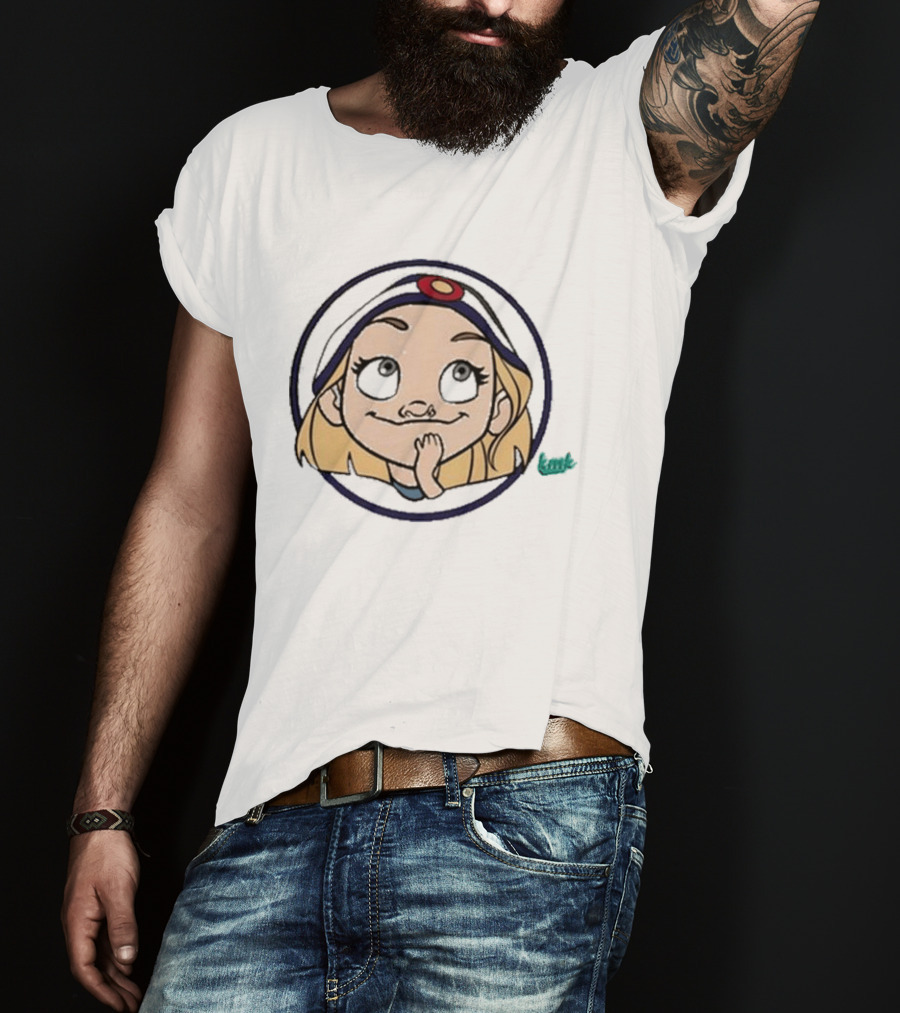 Kallmekris Riley Cartoon Character With Hat T-Shirt