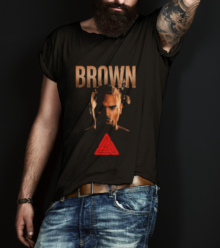 Chris Brown 2026 R&B Tour Promo With Geometric T-Shirt