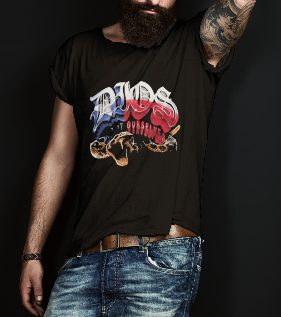Dios Did It Ourselves Familia Dominican Flag Colors Rugged Hands T-Shirt
