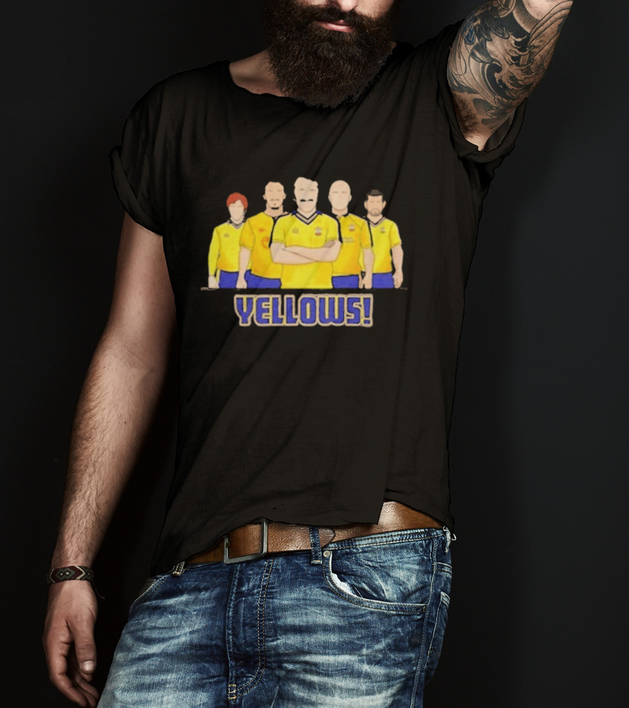 Saintsfc Yellows Soccer Team United In Yellow Jerseys T-Shirt