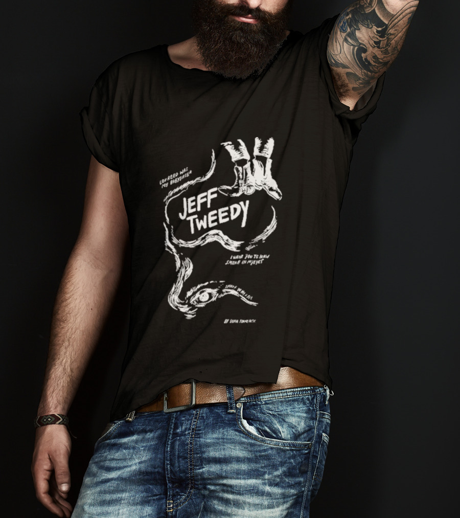 Jeff Tweedy Lou Reed Was My Babysitter Hand T-Shirt