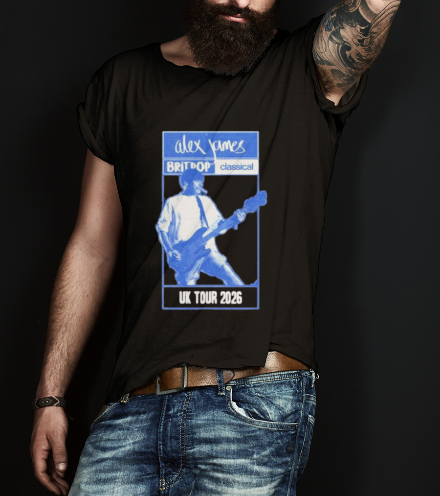 Alex James Britpop Classical UK Tour 2023 T-Shirt