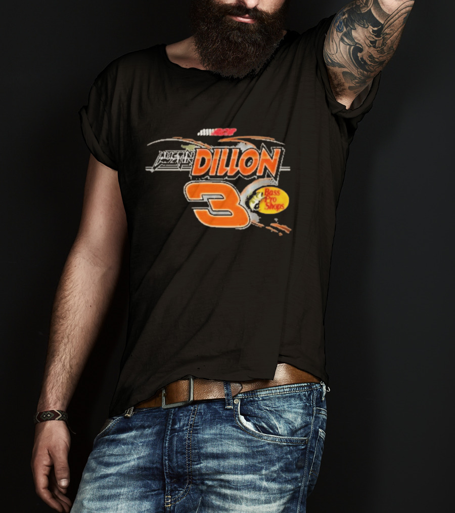 Austin Dillon 3 Bass Pro Shops 2026 Racing T-Shirt