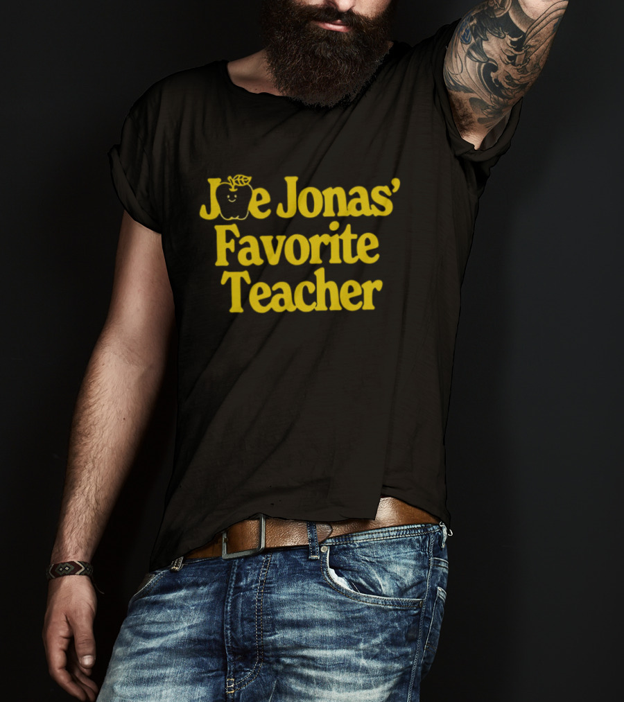 Joe Jonas' Favorite Teacher Bear Sketch T-Shirt