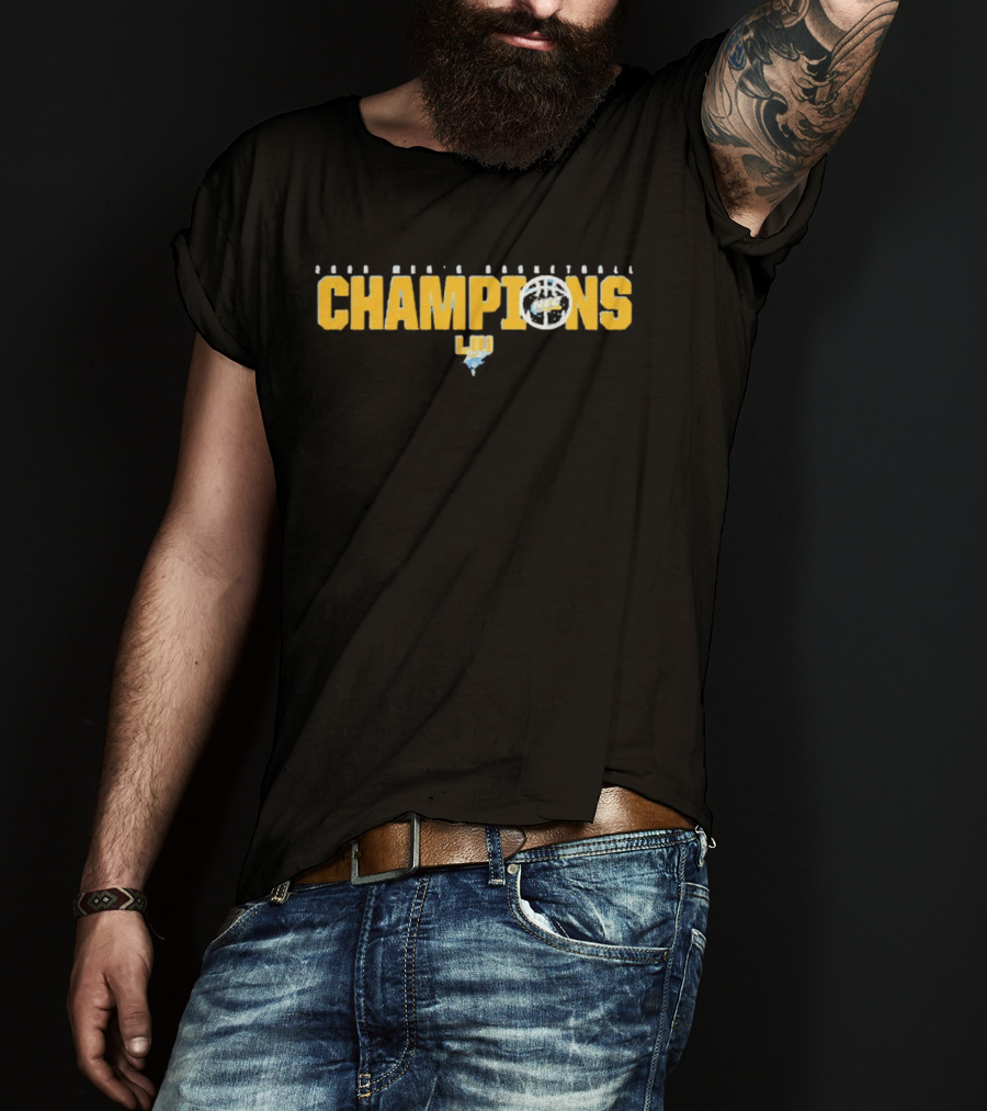 Long Island University 2026 NEC Men's Basketball Champions LIU T-Shirt