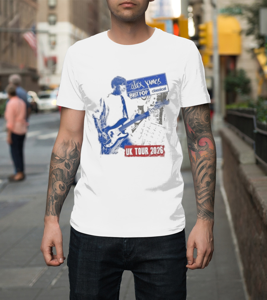 Alex James Britpop Classical UK Tour 2026 T-Shirt