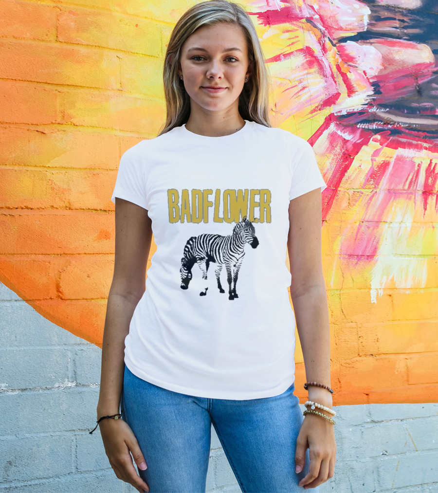 Badflower Zebra T-Shirt